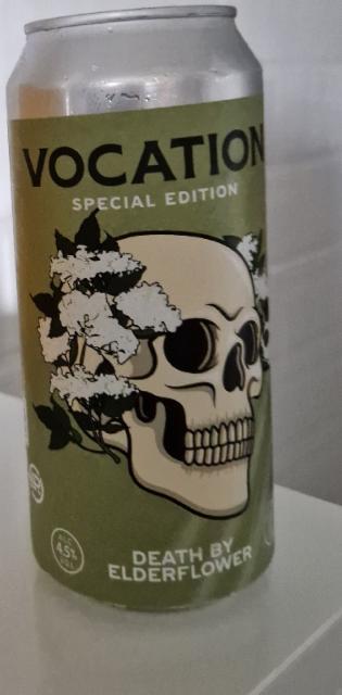 Death By Eldeflower 4.5%, Vocation Brewery, England