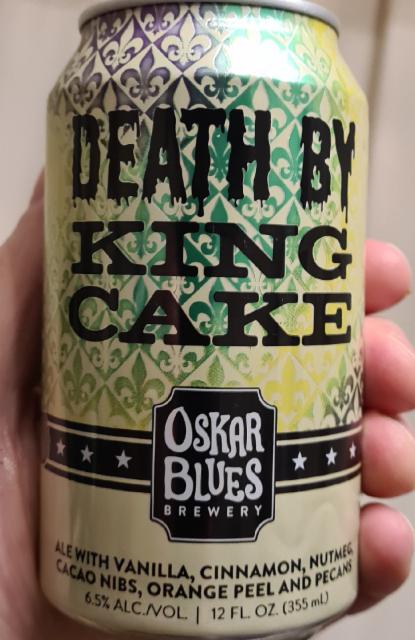 Death by King Cake 6.5%, Oskar Blues Brewery, United States