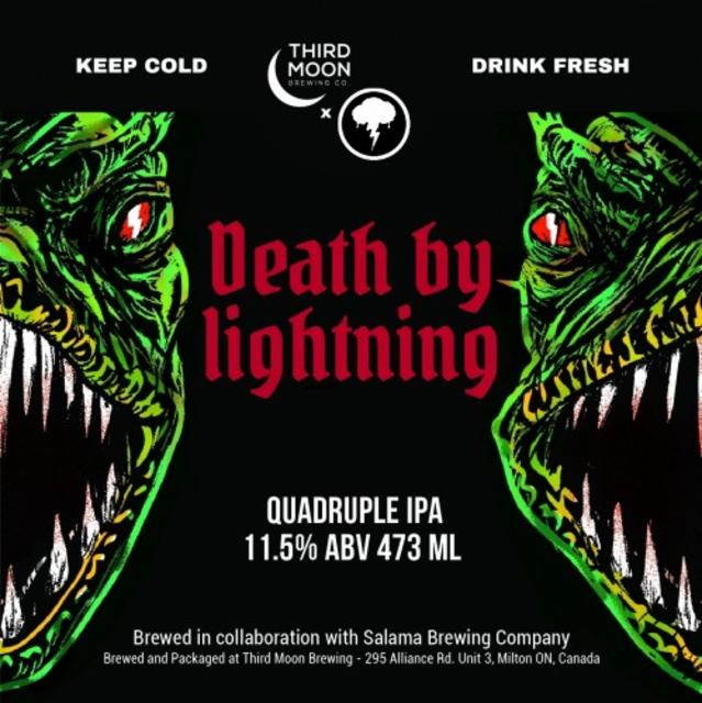 Death by Lightning 11.5%, Third Moon Brewing Company, Canada