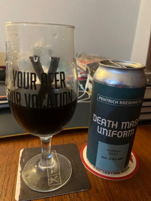 Death Mask Uniform 11.0%, Pentrich Brewing, England