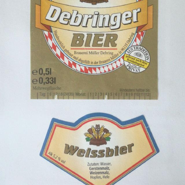 Debringer Weissbier, Brauerei Müller in Debring
