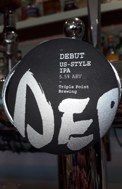 Debut 5.5%, Triple Point Brewing, England