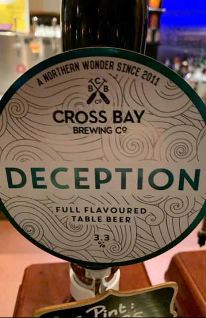 Deception 3.3%, Cross Bay Brewing Co, England