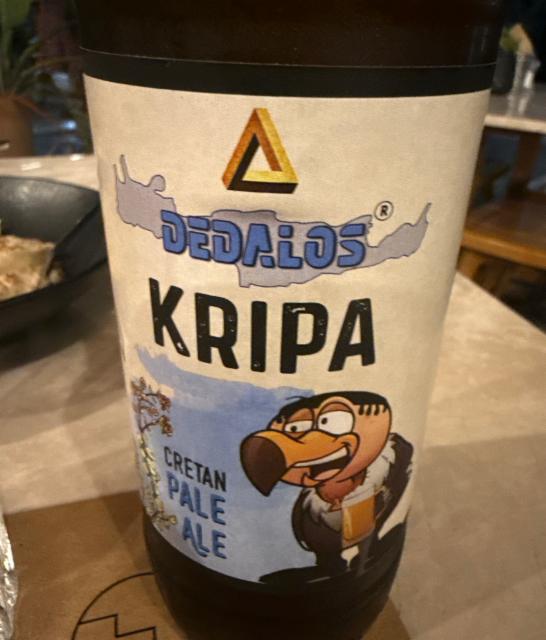 Dedalos Kripa Cretan Pale Ale 4.2%, Dedalos Craft Beer, Greece
