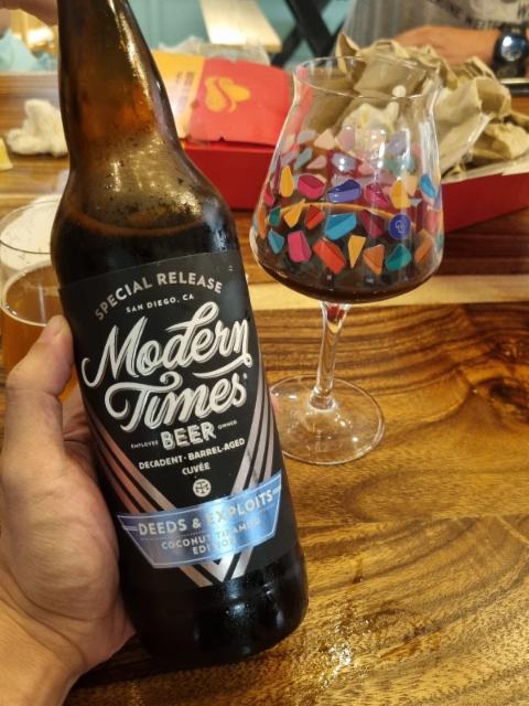 deeds & exploits: coconut tiramisu edition 14.1%, Modern Times Beer, United States
