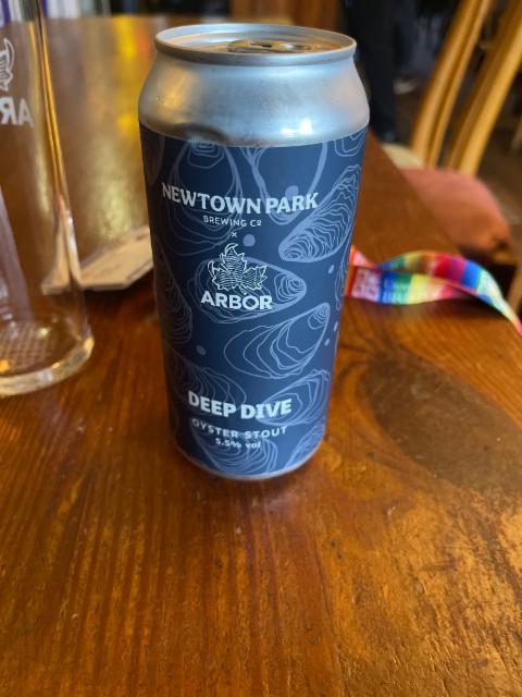 Deep dive 5.5%, Newtown Park Brewing Company, England