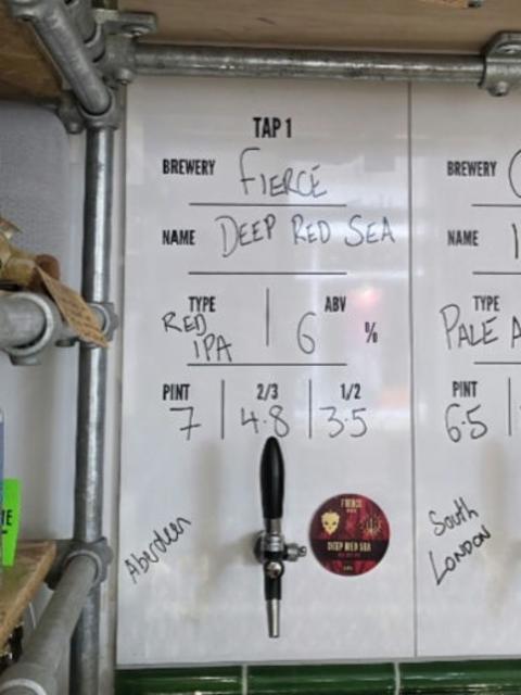 Deep Red Sea 6.0%, Fierce Beer Ltd, Scotland