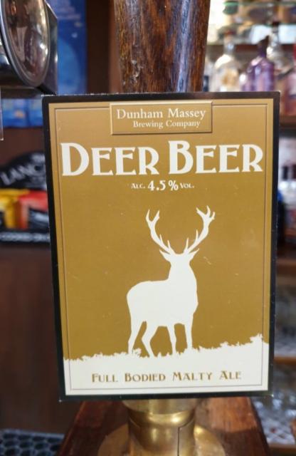 Deer Beer 4.5%, Dunham Massey Brewing Company, England