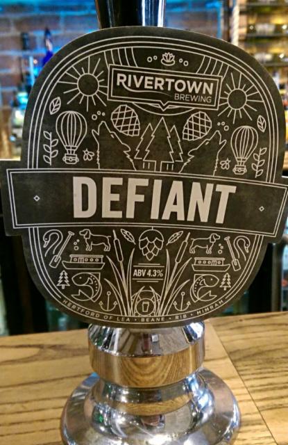 Defiant 4.3%, Rivertown Brewing, England