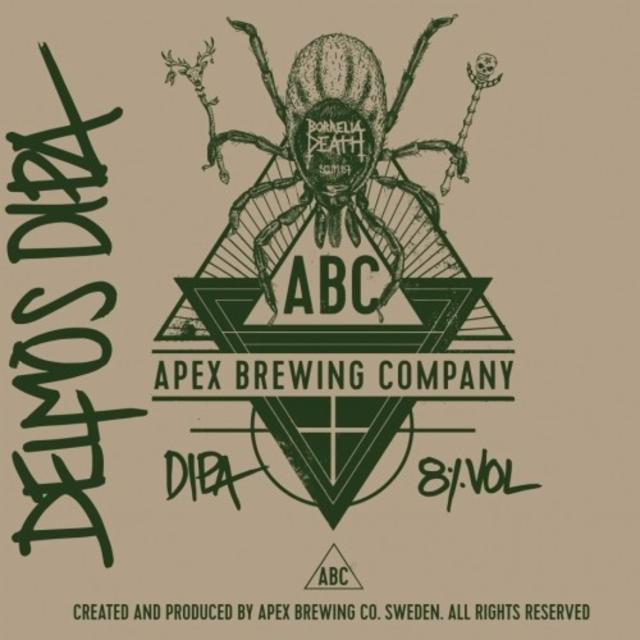 Deimos DIPA 8.0%, Apex Brewing Company, Sweden