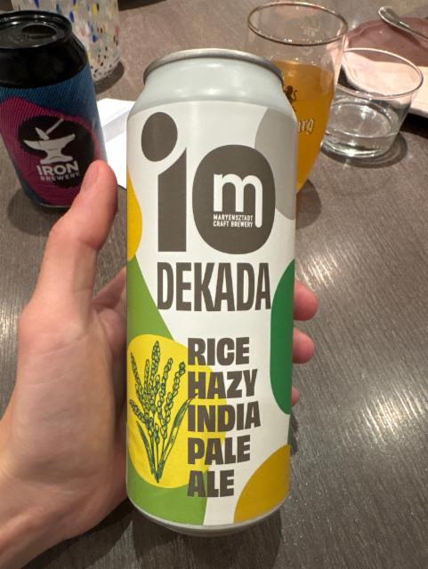 Dekada rice hazy IPA, Maryensztadt