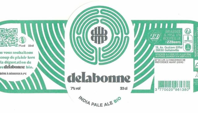 Delabonne IPA 7.0%, Brasserie Delabonne, France
