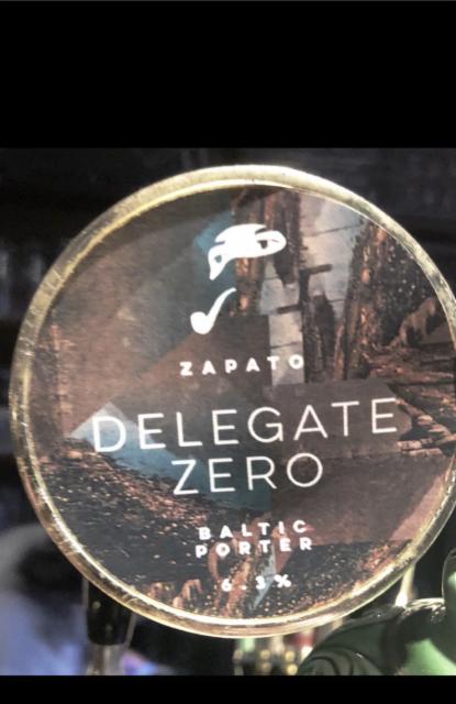 Delegate Zero 6.3%, Zapato Brewery, England