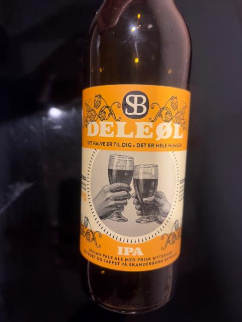 DELEØL IPA 6.0%, Skanderborg Bryghus, Denmark