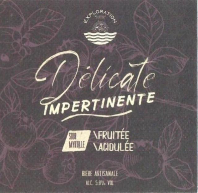 Délicate Impertinente 5.8%, Microbrasserie Exploration [Closed], France