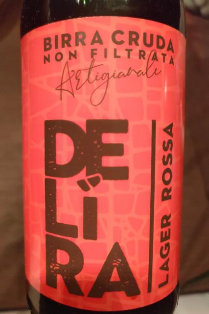 delíra lager rossa 5.5%, italian craft brewery, Italy