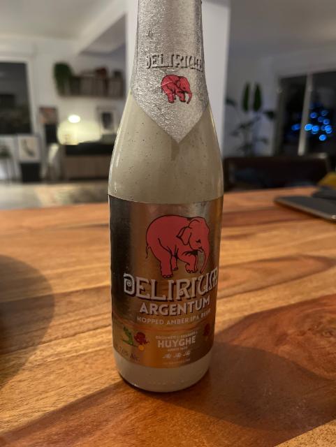 Delirium hopped Amber IPA béer, Brouwerij Huyghe