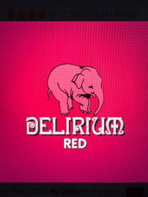 Delirium Red 2023 8.0%, Brouwerij Huyghe, Belgium