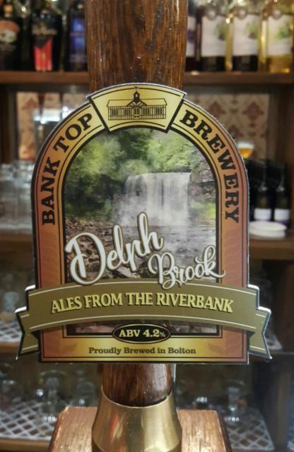 Delph Brook 4.2%, Bank Top Brewery, England