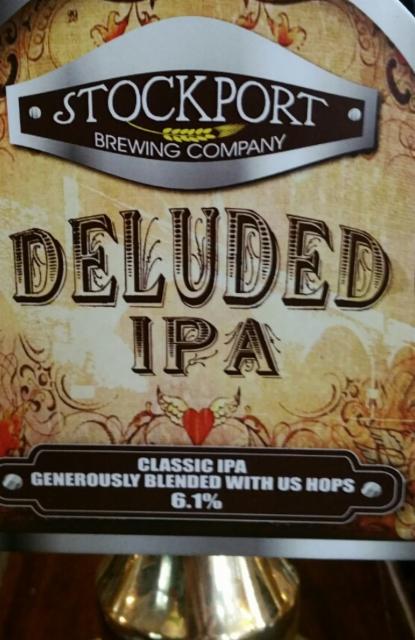 Deluded IPA 6.1%, Stockport Brewing Company, England