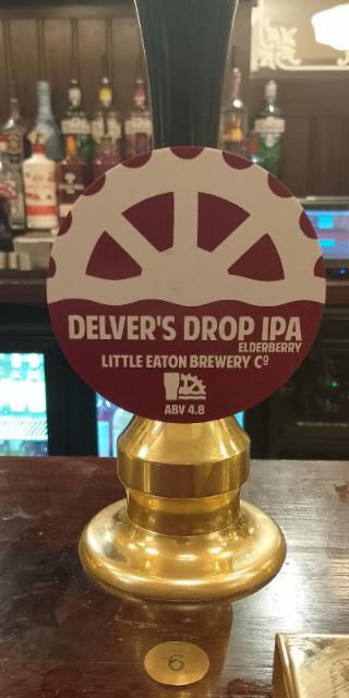 delvers drop ipa elderberry 4.8%, Little Eaton Brewery Co., England