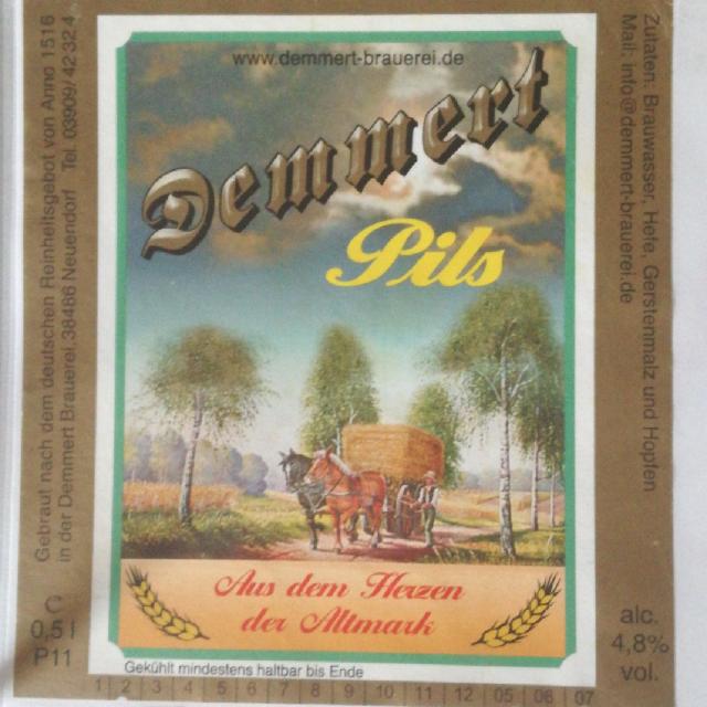 Demmert Pils, Demmert Brauerei