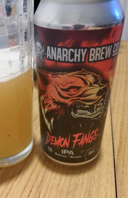 Demon Fangs 5.6%, Anarchy Brew Co., England