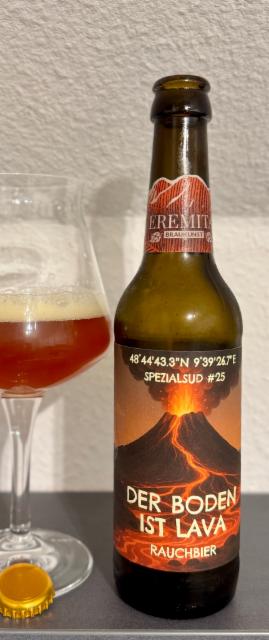Der Boden ist Lava Rauchbier Eremita 5.3%, Eremita Braukunst, Germany