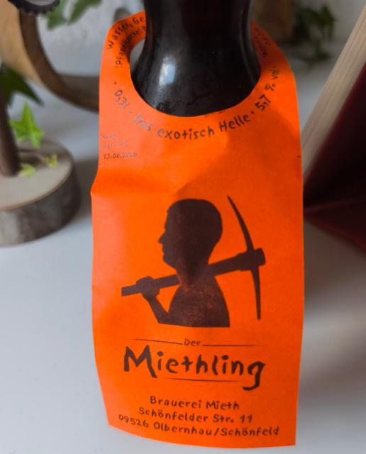 Der Mietling Das exotische helle 5.7%, Brauerei Mieth, Germany
