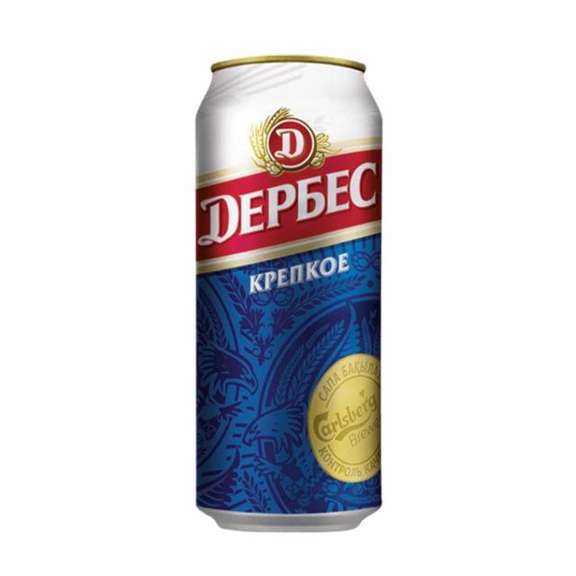 Derbes Krepkoe / Дербес Крепкое 7.0%, Carlsberg Kazakstan, Kazakhstan