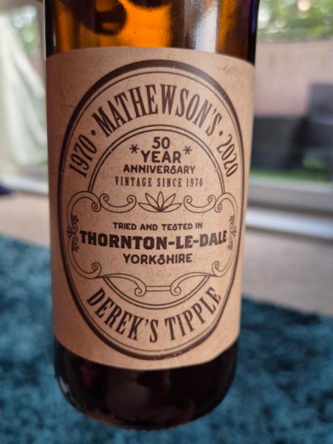 Dereck's Tipple, Daleside Brewery