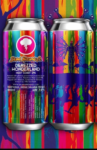Derezzed Wonderland West Coast IPA 7.0%, Salama Brewing Company, Finland