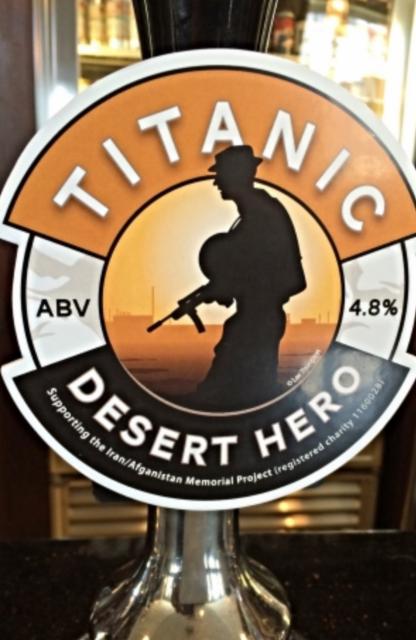 Desert Hero 4.8%, Titanic Brewery, England