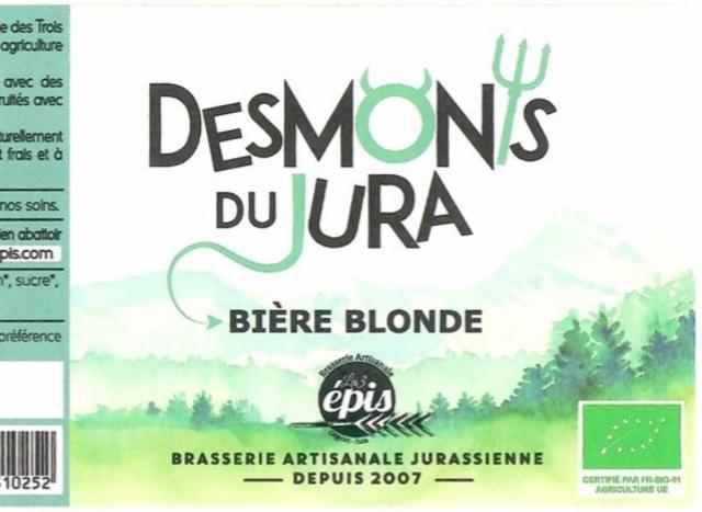 Desmons Du Jura 4.9%, Brasserie Les 3 Épis, France