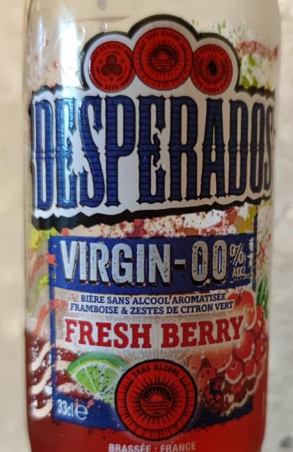 desperados virgin fresh berry 0.0%, Heineken France, France