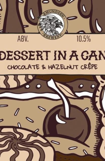 Dessert In A Can - Chocolate & Hazelnut Crêpe 10.5%, Amundsen Bryggeri, Norway