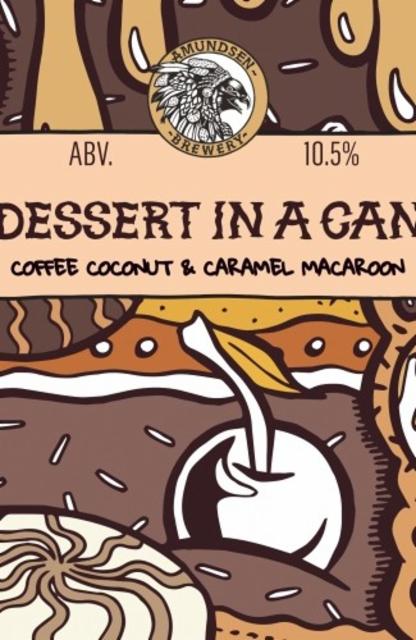 Dessert In A Can - Coffee Coconut & Caramel Macaroon 10.5%, Amundsen Bryggeri, Norway