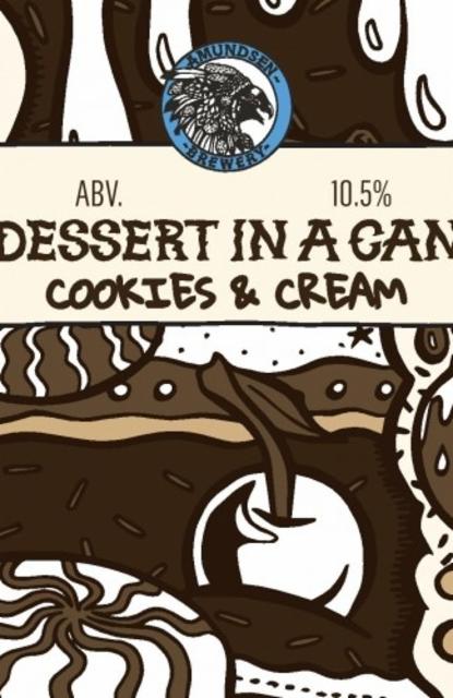Dessert In A Can - Cookies & Cream 10.5%, Amundsen Bryggeri, Norway