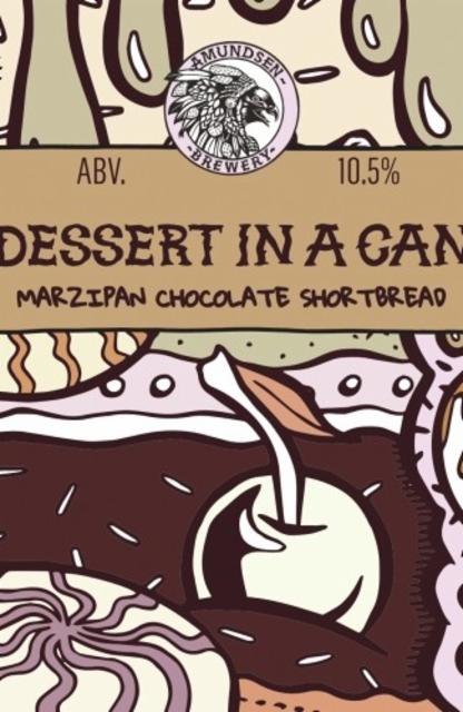 Dessert In A Can - Marzipan Chocolate Shortbread 10.5%, Amundsen Bryggeri, Norway