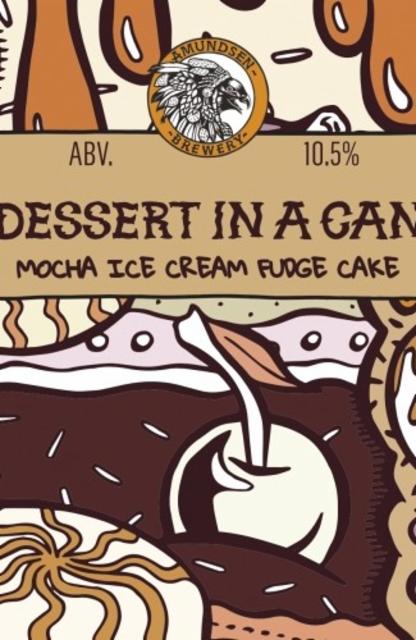 Dessert In A Can - Mocha Ice Cream Fudge Cake 10.5%, Amundsen Bryggeri, Norway