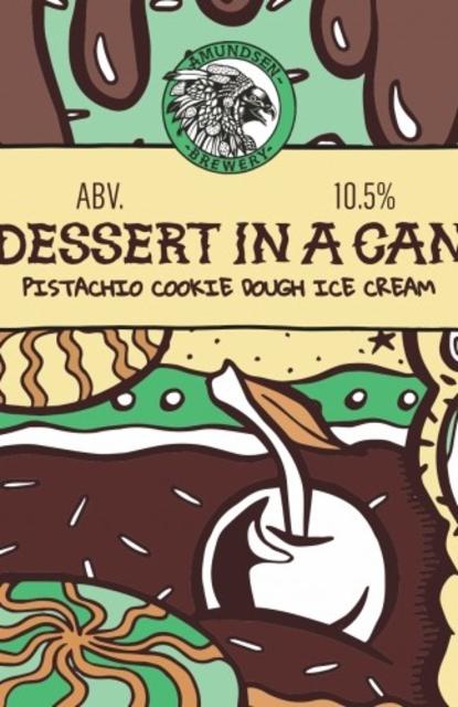Dessert In A Can - Pistachio Cookie Dough Ice Cream 10.5%, Amundsen Bryggeri, Norway