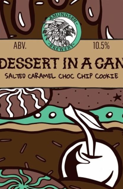 Dessert In A Can - Salted Caramel Choc Chip Cookie 10.5%, Amundsen Bryggeri, Norway