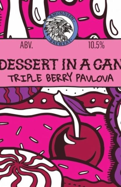 Dessert In A Can - Triple Berry Pavlova 10.5%, Amundsen Bryggeri, Norway