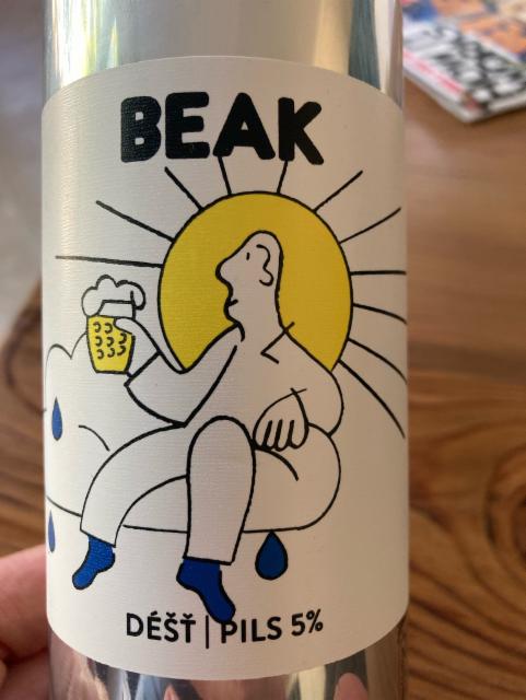Déšt Pils 5.0%, Beak Brewery, England