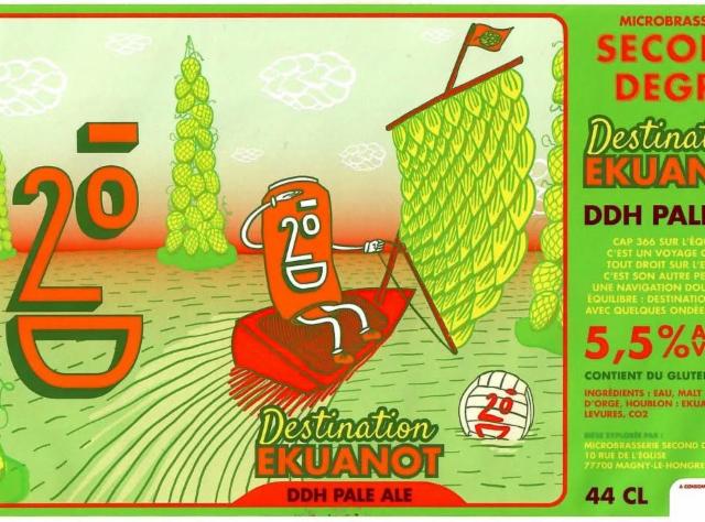 Destination Ekuanot 5.5%, Microbrasserie Second Degré, France