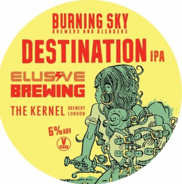 Destination IPA 6.0%, Burning Sky Brewery, England