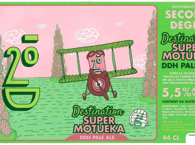 Destination Super Motueka 5.5%, Microbrasserie Second Degré, France