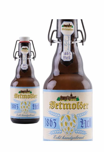 detmolder 1863 hell 4.8%, Privat-Brauerei Strate Detmold, Germany