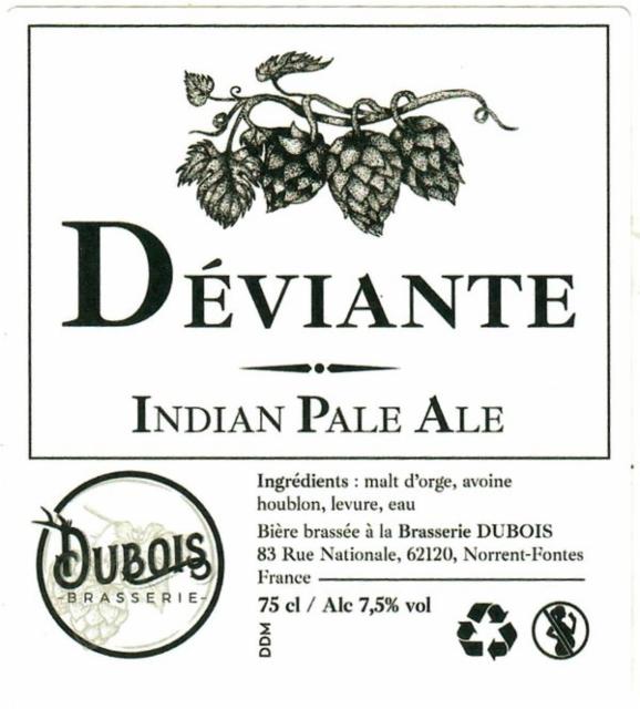 Déviante 8.5%, Brasserie Dubois, France
