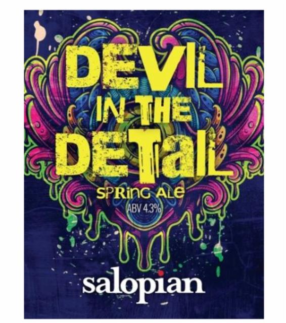 Devil in the Detail 4.3%, Salopian Brewery, England